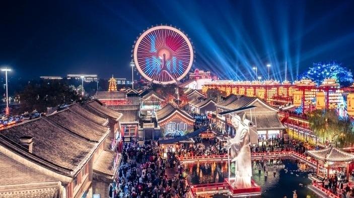 在河头老街邂逅“水上大唐不夜城”